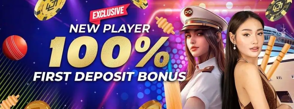 new player-100% first deposit bonus