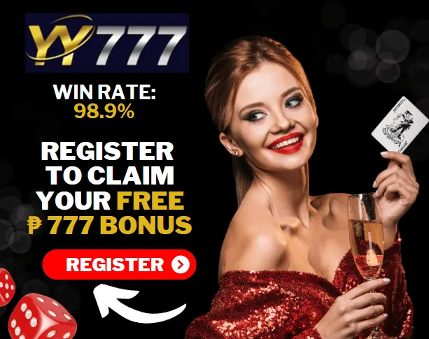 YY777 register to claim your free 777 bonus