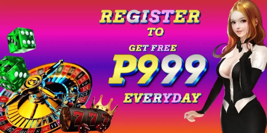 Register to get free P999 everyday