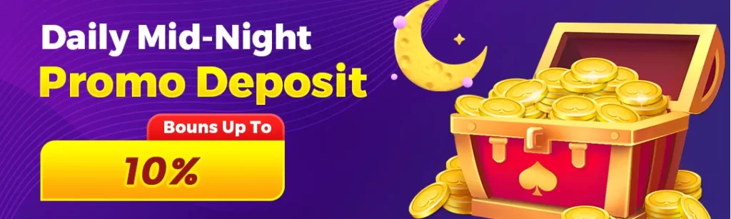 daily mid-night promo deposit