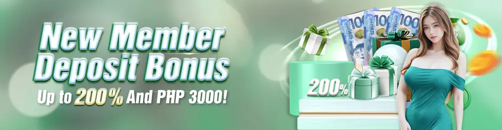 new member deposit bonus up to 200%!