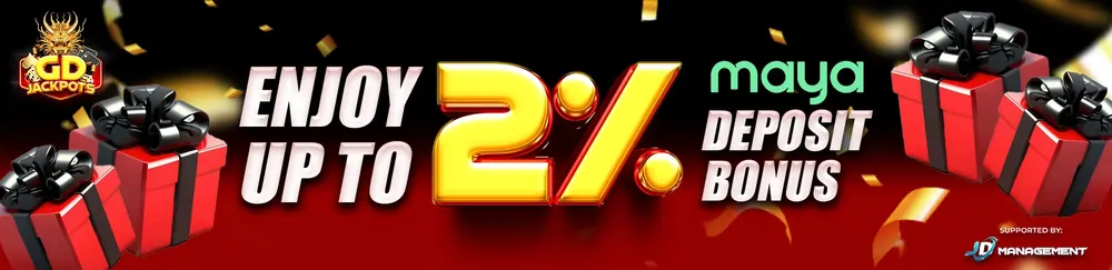 enjoy up to 2% deposit bonus!